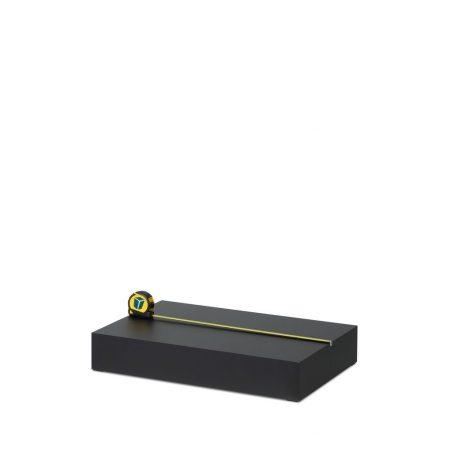Schaufenstersockel, schwarz, matt, 40 x 60 x 10 cm (LxBxH) Schaufenstersockel, schwarz, matt, 40 x 60 x 10 cm (LxBxH)