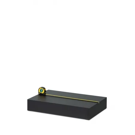 Schaufenstersockel, schwarz, matt, 40 x 60 x 10 cm (LxBxH)