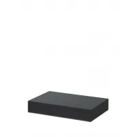 Schaufenstersockel, schwarz, matt, 40 x 60 x 10 cm (LxBxH)