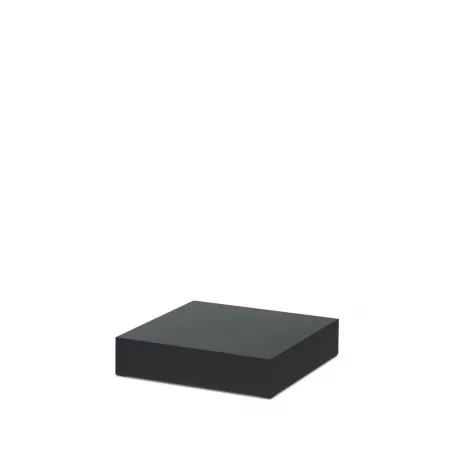 Schaufenstersockel, schwarz, matt, 45 x 45 x 10 cm (LxBxH)