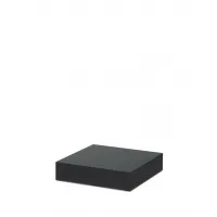 Schaufenstersockel, schwarz, matt, 45 x 45 x 10 cm (LxBxH)