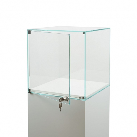 Glasvitrine mit Tür