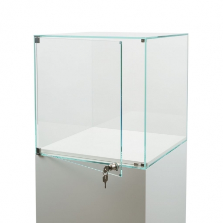 Glasvitrine mit Tür