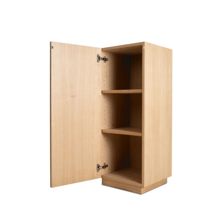 Vitrine Sockel mit Tür weiß