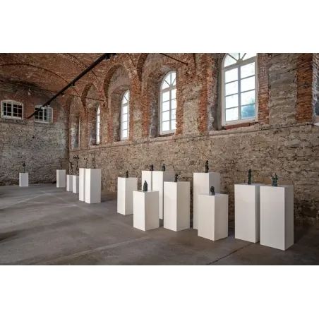 Galeriesockel weiß