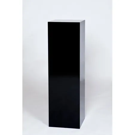 Galeriesockel Hochglanz schwarz