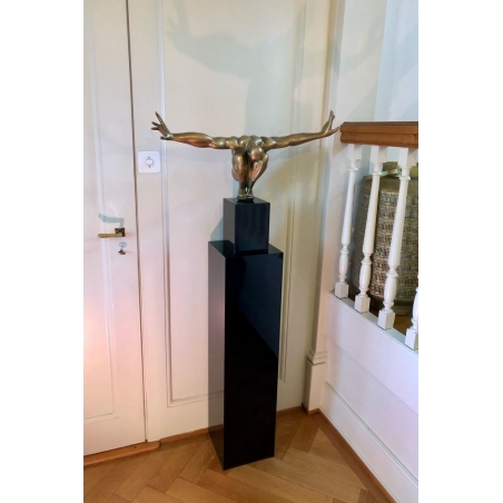 Galeriesockel Hochglanz schwarz Galeriesockel Hochglanz schwarz