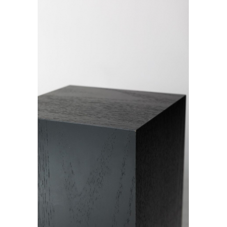 Sockel Eiche-Furnier, schwarz