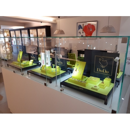 Glasvitrine mit Tür