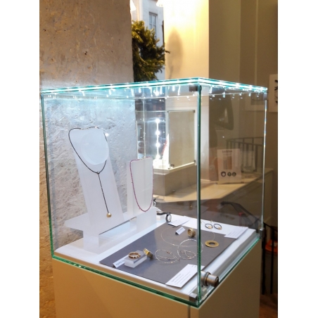 Glashaube mit integrierter LED-Beleuchtung