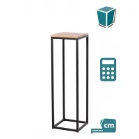 sockel aus stahl im industrie-design