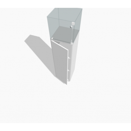 Galeriesockel mit Tür