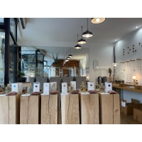 Sockel Eichenholz gehobelt ✔️  Holzblock / Holzblocke für innen