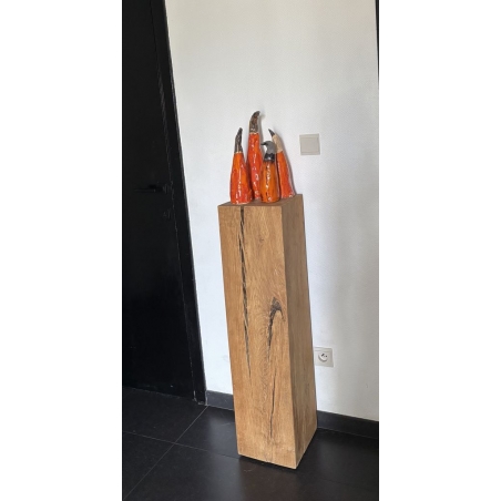 Sockel Eichenholz gehobelt