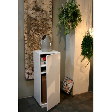 Vitrine Sockel mit Tür weiß Vitrine Sockel mit Tür weiß