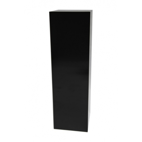 Galeriesockel schwarz Glanz, 50 x 50 x 100 cm (LxBxH)