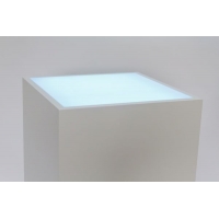 Lichtdurchlässige Acrylplatte (Sockel 35 x 35 cm)