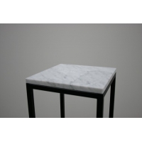 Sockelplatte weiÃŸer Marmor (Carrara, 20mm), 40 x 40 cm