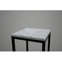 Sockelplatte weiÃŸer Marmor (Carrara, 20mm), 40 x 40 cm