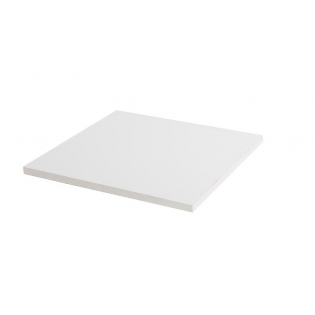 Sockelplatte (weiß matt) für perfekten Halt der Schutzhaube auf Sockel (max. 50x50cm)