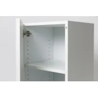 Vitrine Sockel mit Tür weiß