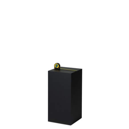Galeriesockel schwarz matt