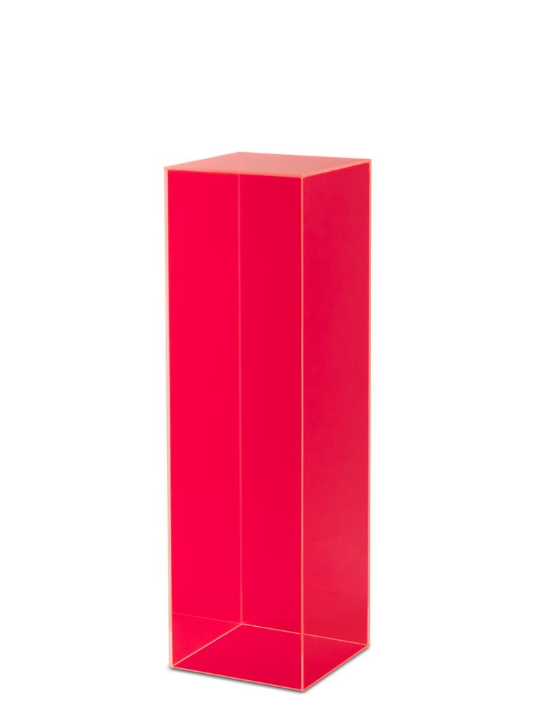 Farbiger Plexiglas Sockel